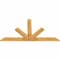 Ekena Millwork Saratoga Rough Sawn Timber Gable Bracket, Western Red Cedar, 84"W x 45"H x 2"D x 6"F, 13/12 Pitch GBW084X45X0206SAR00RWR - alternate 3